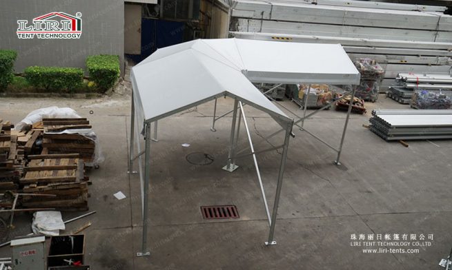 mini A shape walkway corner tent