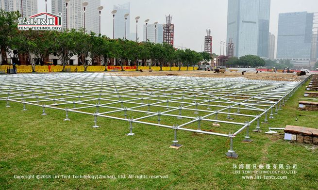 truss flooring system for wedding 1