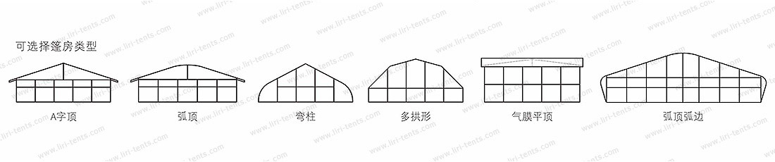 可選擇籃球場館篷房類型